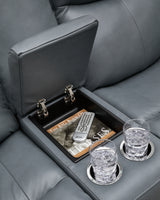 Mindanao 2-Piece Sofa and Loveseat (Power Reclining Sofa, Power Reclining Loveseat with Console)