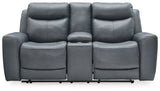 Mindanao 3-Piece Sofa, Loveseat and Recliner (Power Reclining Sofa, Power Reclining Loveseat with Console, Power Recliner)