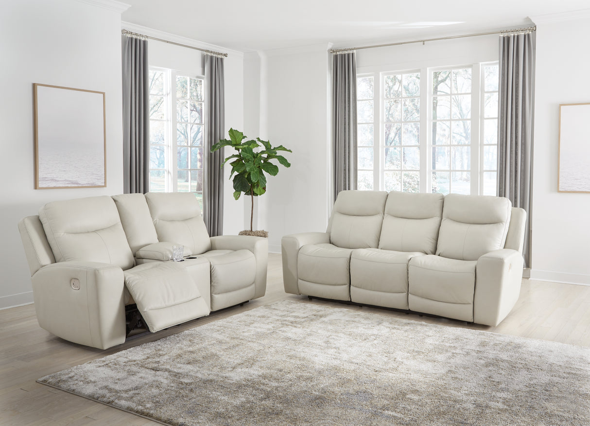 Mindanao 3-Piece Sofa, Loveseat and Recliner (Power Reclining Sofa, Power Reclining Loveseat with Console, Power Recliner)