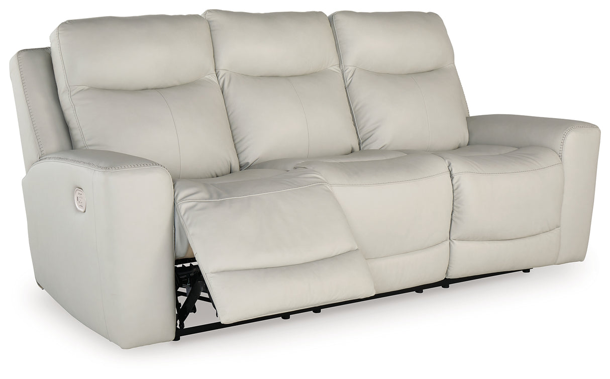 Mindanao 3-Piece Sofa, Loveseat and Recliner (Power Reclining Sofa, Power Reclining Loveseat with Console, Power Recliner)