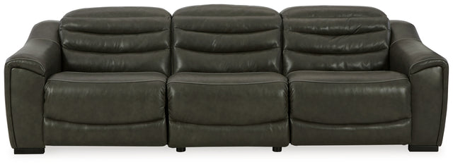 Center Line 6-Piece Sofa and Loveseat (Armless Chair, Left-Arm Facing Power Recliner, Right-Arm Facing Power Recliner, Console with Storage, Left-Arm Facing Power Recliner, Right-Arm Facing Power Recliner)