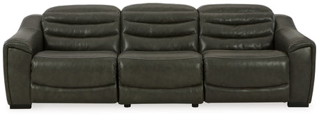 Center Line 7-Piece Sofa, Loveseat and Recliner (Armless Chair, Left-Arm Facing Power Recliner, Right-Arm Facing Power Recliner, Console with Storage, Left-Arm Facing Power Recliner, Right-Arm Facing Power Recliner, Power Recliner)