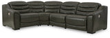 Center Line 5-Piece Power Reclining Sectional (Configuration: 4-Piece (Center Line Armless Chair, Center Line Left-Arm Facing Power Recliner, Center Line Right-Arm Facing Power Recliner, Center Line Wedge))