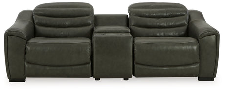 Center Line 7-Piece Sofa, Loveseat and Recliner (Armless Chair, Left-Arm Facing Power Recliner, Right-Arm Facing Power Recliner, Console with Storage, Left-Arm Facing Power Recliner, Right-Arm Facing Power Recliner, Power Recliner)