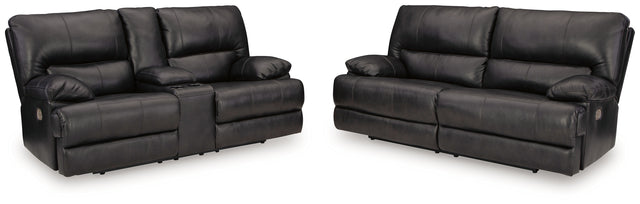 Mountainous 2-Piece Sofa and Loveseat (Power Reclining Sofa, Power Reclining Loveseat)