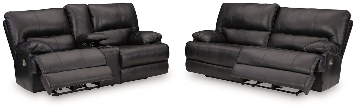 Mountainous 3-Piece Sofa, Loveseat and Recliner (Power Reclining Sofa, Power Reclining Loveseat, Power Recliner)
