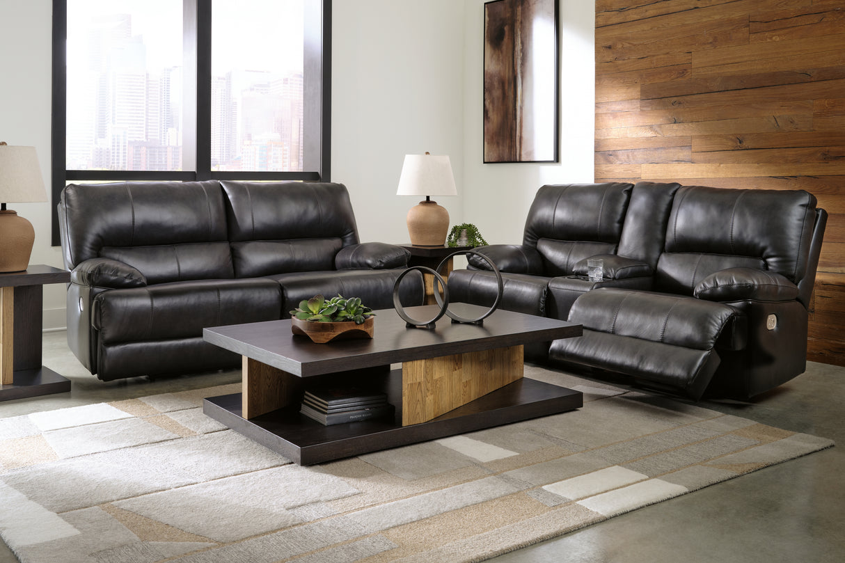 Mountainous 2-Piece Sofa and Loveseat (Power Reclining Sofa, Power Reclining Loveseat)