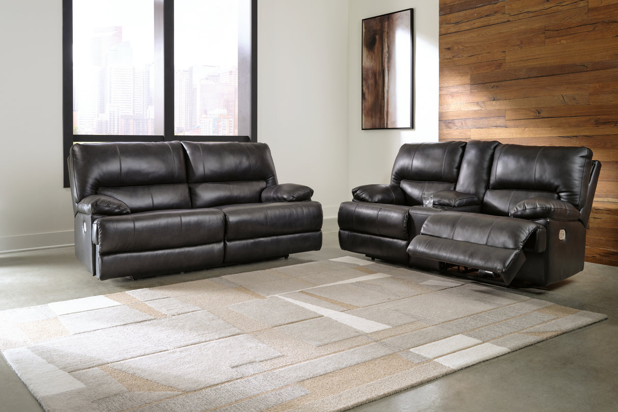 Mountainous 2-Piece Sofa and Loveseat (Power Reclining Sofa, Power Reclining Loveseat)