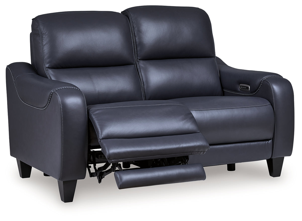 Mercomatic 3-Piece Sofa, Loveseat and Recliner (Power Reclining Sofa, Power Reclining Loveseat, Power Recliner)