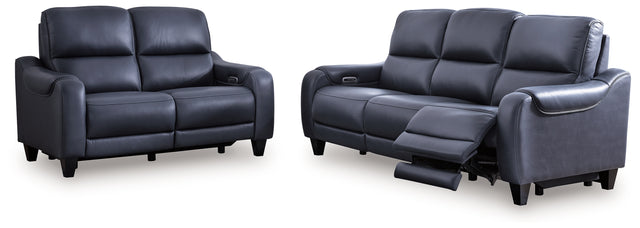 Mercomatic 2-Piece Sofa and Loveseat (Power Reclining Sofa, Power Reclining Loveseat)