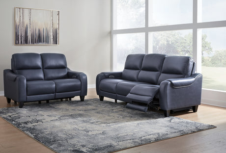 Mercomatic 2-Piece Sofa and Loveseat (Power Reclining Sofa, Power Reclining Loveseat)