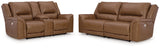 Trasimeno 2-Piece Sofa and Loveseat (Power Reclining Sofa, Power Reclining Loveseat with Console)