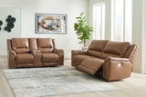 Trasimeno 2-Piece Sofa and Loveseat (Power Reclining Sofa, Power Reclining Loveseat with Console)