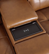 Temmpton 7-Piece Sectional with Ottoman (Power Armless Recliner, Armless Chair, Console with Storage, Left-Arm Facing Power Recliner, Right-Arm Facing Power Recliner, Wedge, Oversized Accent Ottoman)