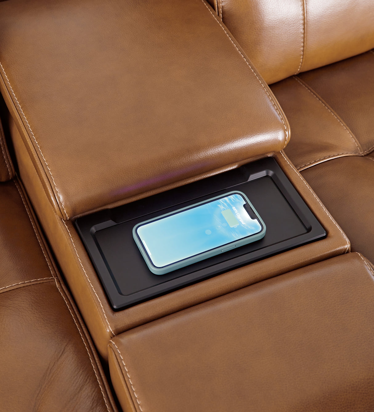 Temmpton 7-Piece Sectional with Ottoman (Power Armless Recliner, Armless Chair, Console with Storage, Left-Arm Facing Power Recliner, Right-Arm Facing Power Recliner, Wedge, Oversized Accent Ottoman)