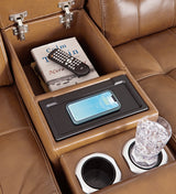 Temmpton 7-Piece Sectional with Ottoman (Power Armless Recliner, Armless Chair, Console with Storage, Left-Arm Facing Power Recliner, Right-Arm Facing Power Recliner, Wedge, Oversized Accent Ottoman)