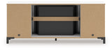 Brollevi 60" TV Stand with Electric Fireplace