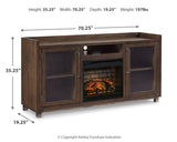 Starmore 70" TV Stand with Electric Fireplace