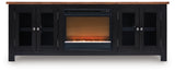 Wildenauer 76" TV Stand with Electric Fireplace