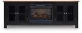 Wildenauer 76" TV Stand with Electric Fireplace