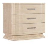 Nouveau Chic - Three Drawer Nightstand - Light Brown