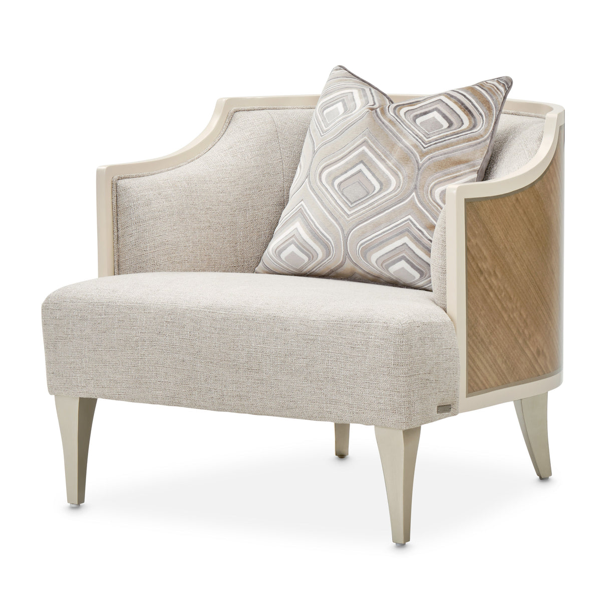 Camden Court - Accent Chair - Flax/Pearl