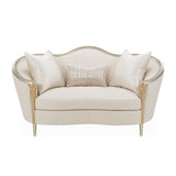 Villa Cherie - Loveseat - Pearl/Caramel