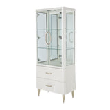 London Place - Display Cabinet - Creamy Pearl