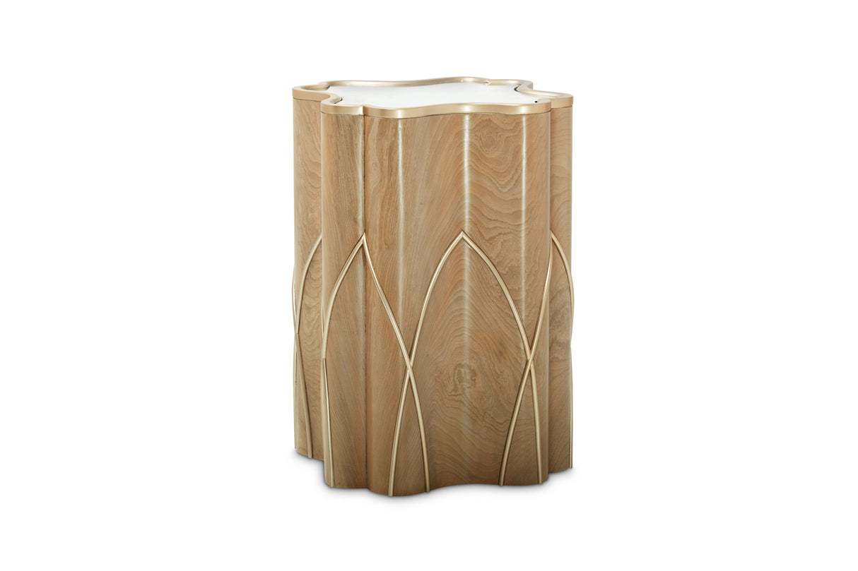 Villa Cherie - Chairside Table - Caramel