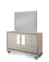 Hollywood Swank - Upholstered Dresser - Crystal Croc