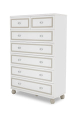 Sky Tower - 7-Drawer Chest - Cloud White