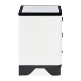 Tuxedo - 3-Drawer Nightstand - Piano Keyboard
