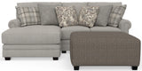Livingston - Sectional With Comfort Coil Seating And Accent Pillows