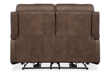 Duncan - Power Loveseat With Power Headrest & Lumbar - Dark Brown