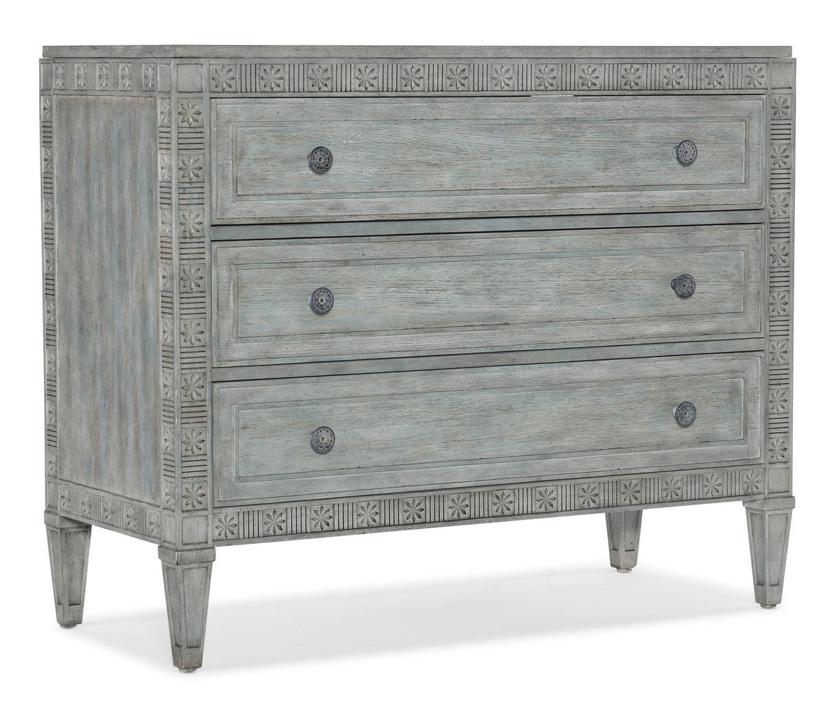 Charleston - Three-Drawer Chest - LIght Blue