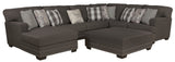 Crawford - Sectional With Ottoman And Pillows