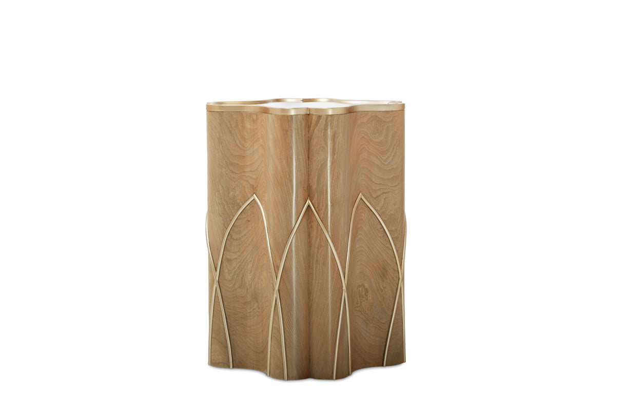 Villa Cherie - Chairside Table - Caramel