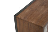 Brooklyn Walk - 2-Drawer Nightstand - Burnt Umber
