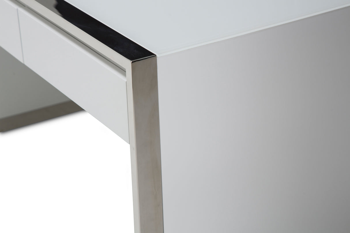 State St. - Writing Desk - Glossy White