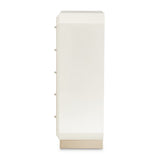 La Rachelle - 5-Drawer Chest - Champagne