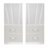 Europa - Nightstand Panels (Set of 2) - White