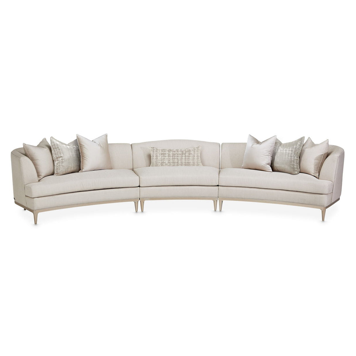 Malibu Crest - 3-Piece Sofa - Pearl/Chardonnay