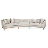 Malibu Crest - 3-Piece Sofa - Pearl/Chardonnay